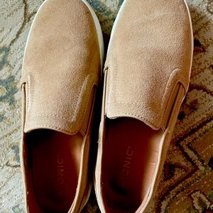 Vionic suede slip on sneaker/loafer size 9